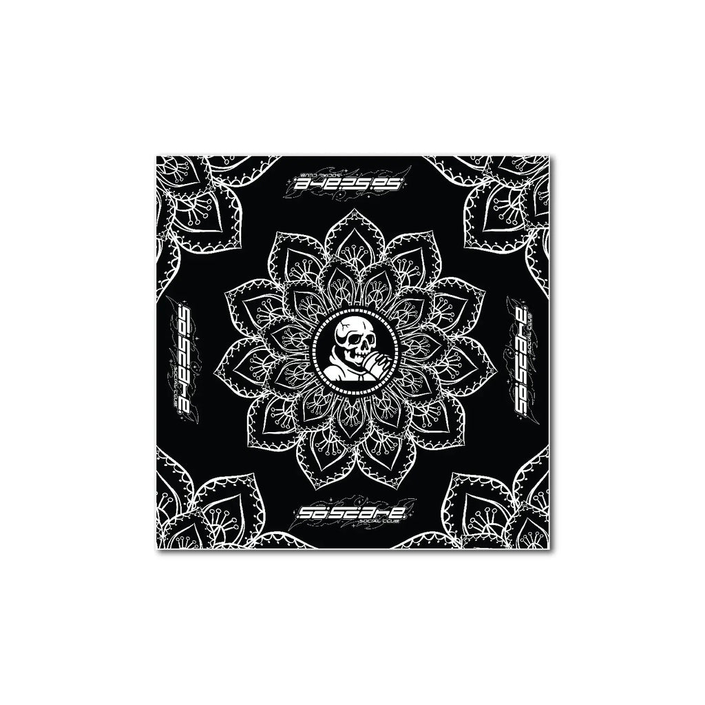 BANDANA - BLACK SO SCARE SOCIAL CLUB