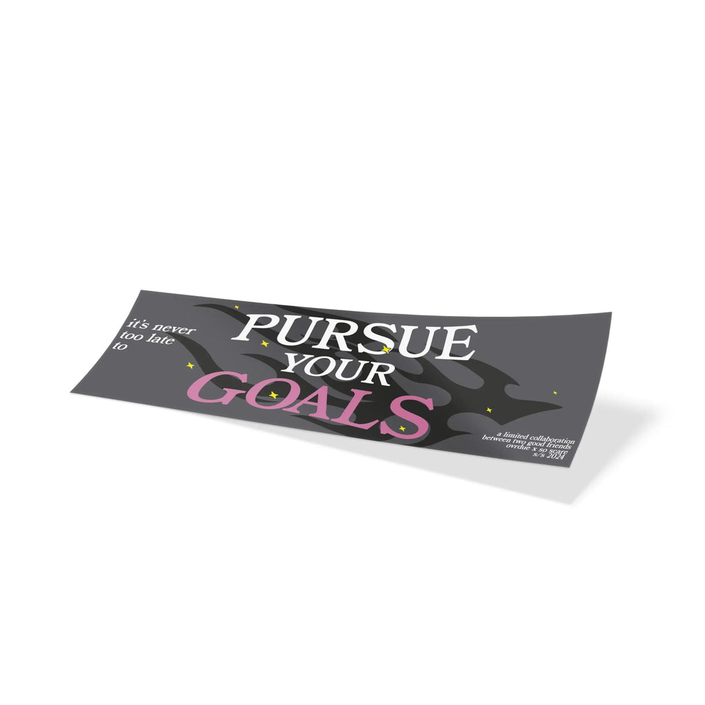 PURSUE YOUR GOALS SLAP - GREY SO SCARE SOCIAL CLUB